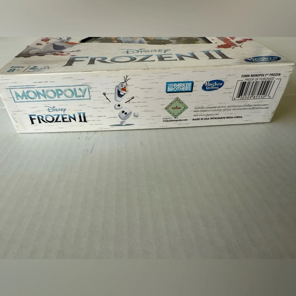 Monopoly Disney Frozen‎ II Board Game E5066 Journey Through Arendelle Hasbro